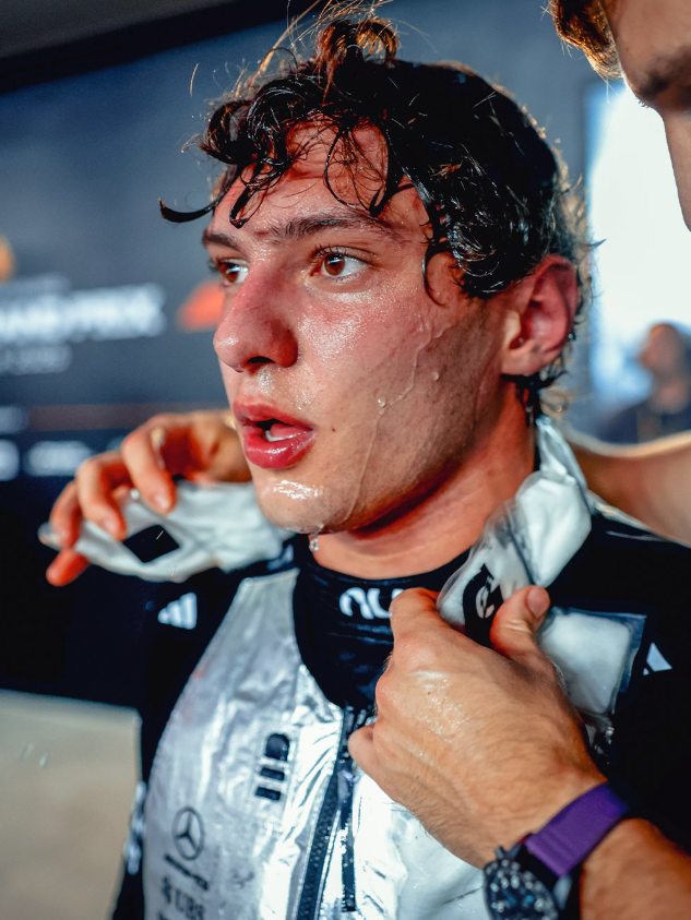 Antonelli au bout de lui-même © AMG Mercedes F1