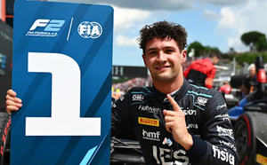 Crawford domine la course © FIA F2