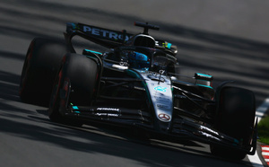 Russel retrouve la première marche du podium © AMG Mercedes F1