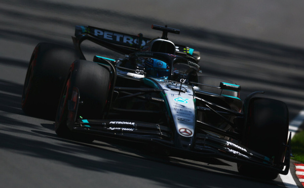 Russel retrouve la première marche du podium © AMG Mercedes F1