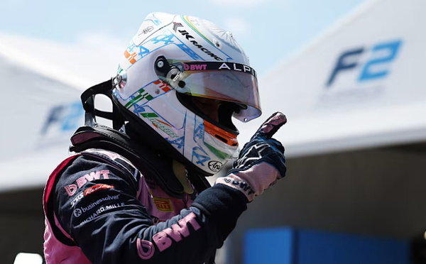 FIA F2 : Barcelone, course sprint, victoire de Maini