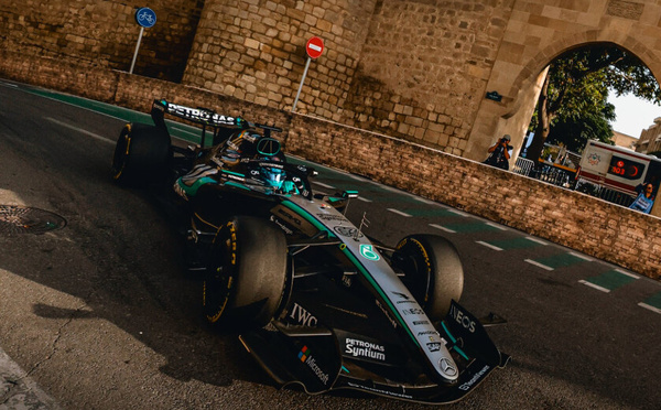 F1 : GP d'Azerbaidjan, victoire de Russell