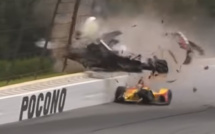 Indycar : Wickens blessé après un accident à Pocono