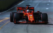 F1 : GP de Singapour, victoire de Vettel et doublé Ferrari