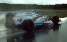 Une F1 sous la pluie