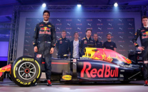 F1 : RedBull présente ses couleurs 2016